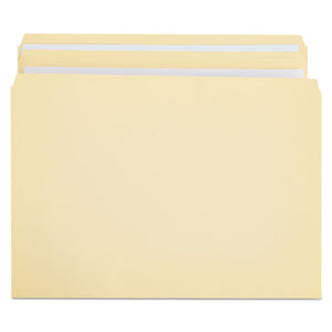 ESUNV16110 - File Folders, Straight Cut, Two-Ply Top Tab, Letter, Manila, 100-box