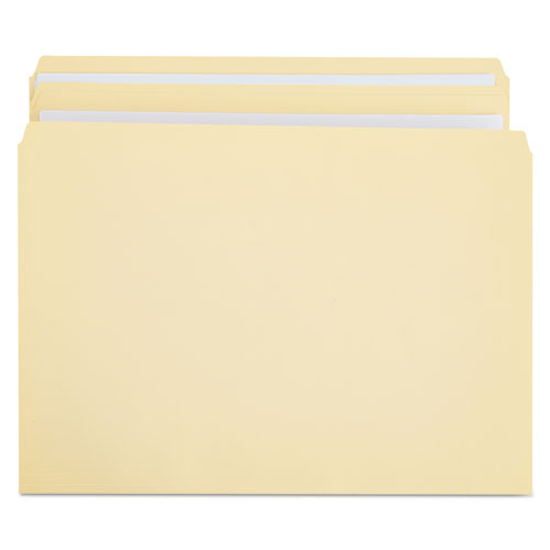 ESUNV16120 - File Folders, Straight Cut, Two-Ply Top Tab, Legal, Manila, 100-box