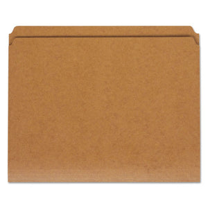 ESUNV16130 - Kraft File Folders, Straight Cut, Top Tab, Letter, Kraft, 100-box