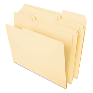 ESUNV16420 - Heavyweight File Folders, 1-3 Cut One-Ply Top Tab, Legal, Manila, 50-pack