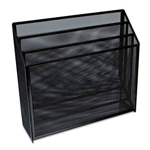 ESUNV20007 - Mesh Three-Tier Organizer, Black