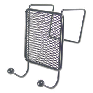 ESUNV20017 - Wire Mesh Partition Coat Hook, 4 1-8 X 6, Black