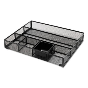 ESUNV20021 - Metal Mesh Drawer Organizer, 15 X 11 7-8 X 2 1-2, Black