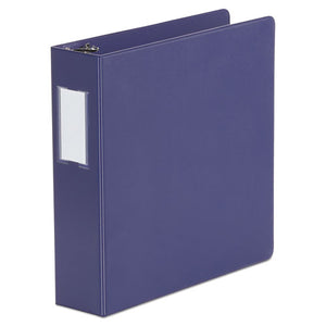 ESUNV20788 - D-Ring Binder, 2" Capacity, 8-1-2 X 11, Navy Blue