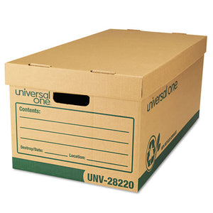 ESUNV28220 - Recycled Record Storage Box, Letter-legal, 12" X 24" X 10", Kraft, 12-carton