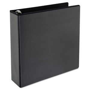 ESUNV30771 - Deluxe Easy-To-Open Round-Ring View Binder, 2" Capacity, 9-1-2 X 11, Black