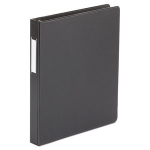 ESUNV31411 - Economy Non-View Round Ring Binder With Label Holder, 1" Capacity, Black