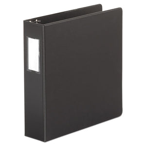 ESUNV34411 - Economy Non-View Round Ring Binder With Label Holder, 2" Capacity, Black