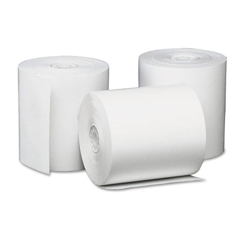 ESUNV35763 - Single-Ply Thermal Paper Rolls, 3 1-8" X 230 Ft, White, 50-carton