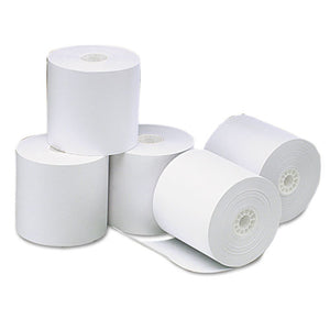 ESUNV35764 - Single-Ply Thermal Paper Rolls, 3 1-8" X 273 Ft, White, 50-carton