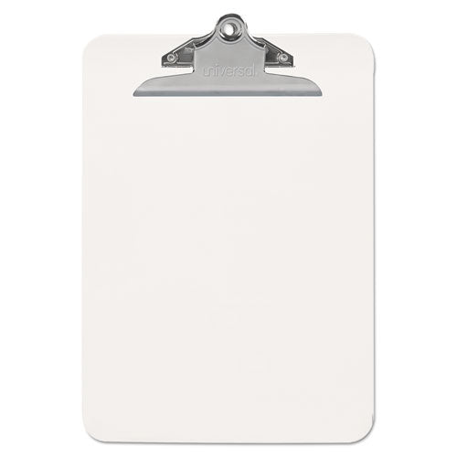 ESUNV40308 - Plastic Clipboard With High Capacity Clip, 1" Capacity, Holds 8 1-2 X 11, Clear