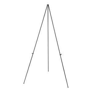 ESUNV43029 - Instant Setup Foldaway Easel, Adjusts 15" To 61" High, Steel, Black