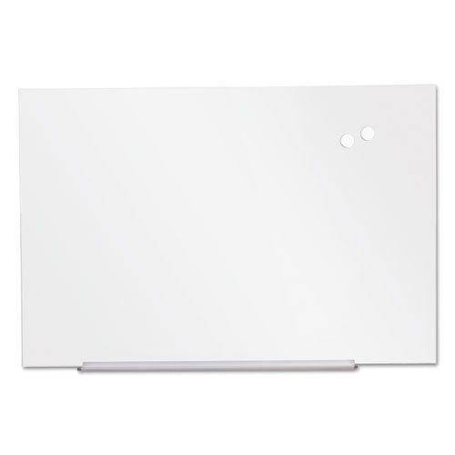 ESUNV43202 - Frameless Magnetic Glass Marker Board, 36" X 24", White