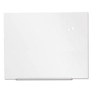 ESUNV43203 - Frameless Magnetic Glass Marker Board, 48" X 36", White