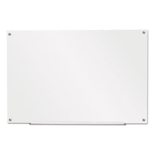 ESUNV43232 - Frameless Glass Marker Board, 36" X 24", White