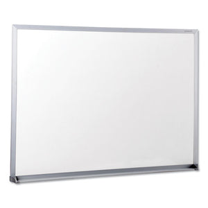 ESUNV43622 - Dry-Erase Board, Melamine, 24 X 18, Satin-Finished Aluminum Frame