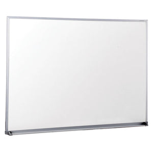 ESUNV43624 - Dry Erase Board, Melamine, 48 X 36, Satin-Finished Aluminum Frame