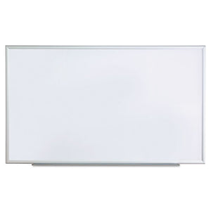 ESUNV43625 - Dry Erase Board, Melamine, 60 X 36, Satin-Finished Aluminum Frame