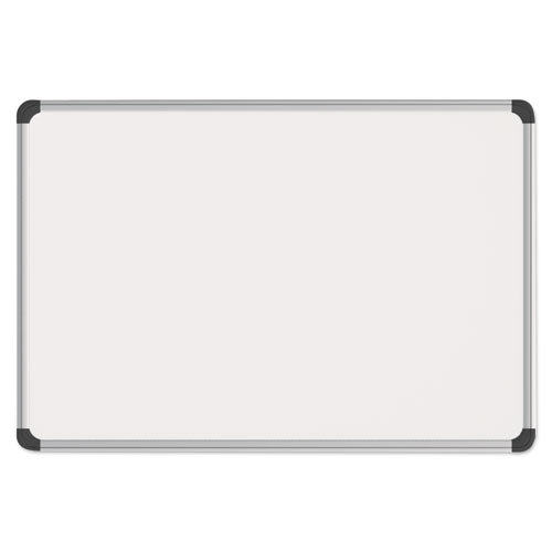 ESUNV43732 - Magnetic Steel Dry Erase Board, 24 X 18, White, Aluminum Frame