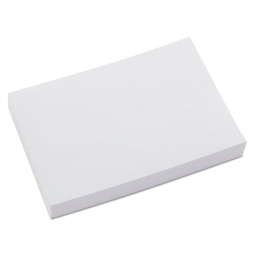 ESUNV47225 - Unruled Index Cards, 4 X 6, White, 500-pack