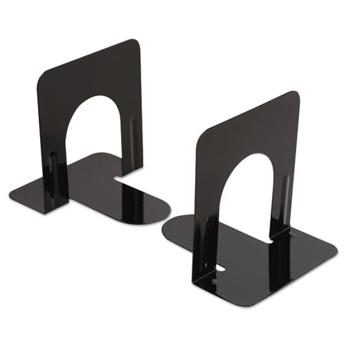 ESUNV54051 - Economy Bookends, Standard, 4 3-4 X 5 1-4 X 5, Heavy Gauge Steel, Black