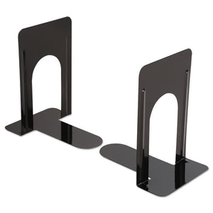 ESUNV54091 - Economy Bookends, Standard, 5 7-8 X 8 1-4 X 9, Heavy Gauge Steel, Black