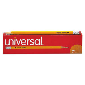 ESUNV55400 - Woodcase Pencil, Hb #2, Yellow Barrel, Dozen