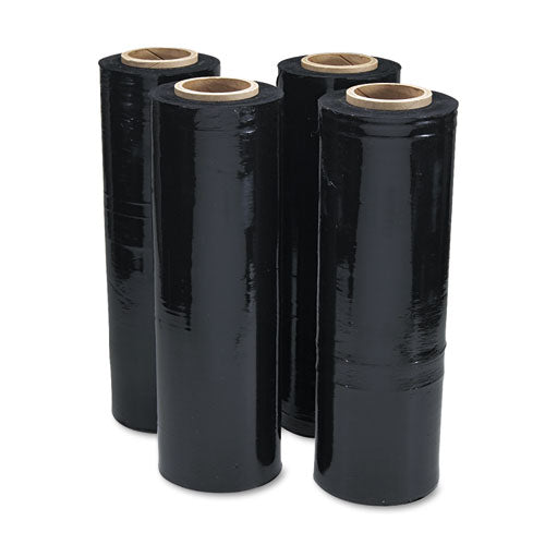 ESUNV62120 - Black Stretch Film, 18" X 1, 500ft Roll, 20mic (80-Gauge), 4-carton