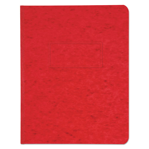 ESUNV80579 - Pressboard Report Cover, Prong Clip, Letter, 3" Capacity, Executive Red