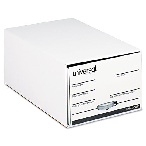 ESUNV85220 - Storage Box Drawer Files, Legal, Fiberboard, 15" X 24" X 10", White, 6-carton