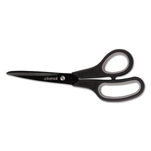 ESUNV92021 - Industrial Scissors, 8" Length, Straight, Carbon Coated Blades, Black-gray