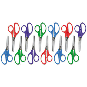 ESUNV92023 - Kids' Scissors, 5", 12-pack