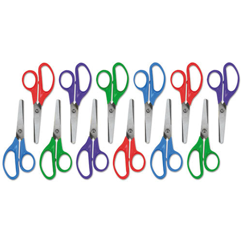 ESUNV92023 - Kids' Scissors, 5", 12-pack