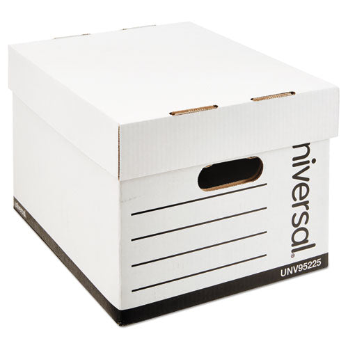 ESUNV95225 - Extra-Strength Storage Box, Letter-legal, 12 X 15 X 10, White, 12-carton