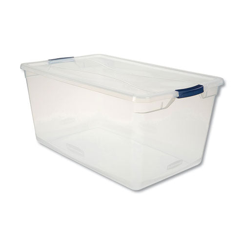 ESUNXRMCC950001 - CLEVER STORE BASIC LATCH-LID CONTAINER, 17 3-4W X 29D X 13 1-4H, 95QT, CLEAR