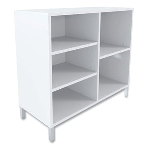 Essentials Laminate Bookcase, Five-shelf, 36 X 15 X 31.6, White