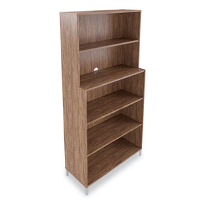 Essentials Laminate Bookcase, Five-shelf, 35.8 X 14.9 X 72, Espresso