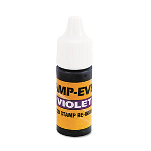 Refill Ink For Clik! And Universal Stamps, 7 Ml Bottle, Violet