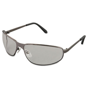 ESUVXS2450 - Tomcat Safety Glasses, Gun Metal Frame, Clear Lens