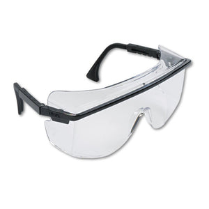 ESUVXS2500 - Astro Otg 3001 Wraparound Safety Glasses, Black Plastic Frame, Clear Lens