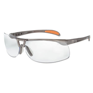 ESUVXS4210EA - Protege Safety Glasses, Ultra-Dura Anti-Scratch, Sandstone Frame, Clear Lens