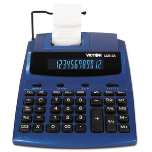 ESVCT12253A - 1225-3a Antimicrobial Two-Color Printing Calculator, Blue-red Print, 3 Lines-sec