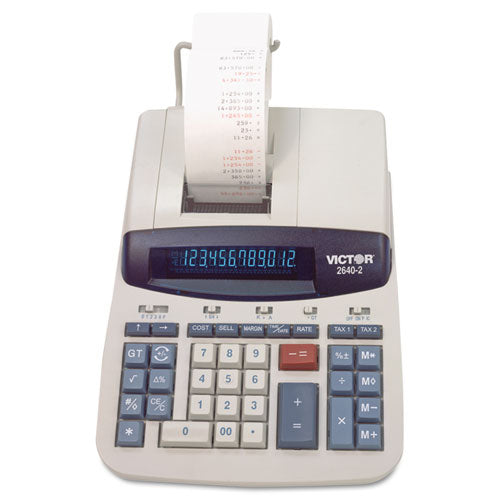 ESVCT26402 - 2640-2 Two-Color Printing Calculator, Black-red Print, 4.6 Lines-sec