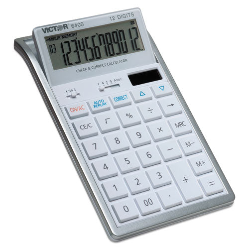 ESVCT6400 - 6400 Desktop Calculator, 12-Digit Lcd