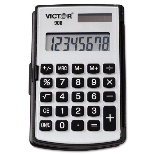 ESVCT908 - 908 Portable Pocket-handheld Calculator, 8-Digit Lcd