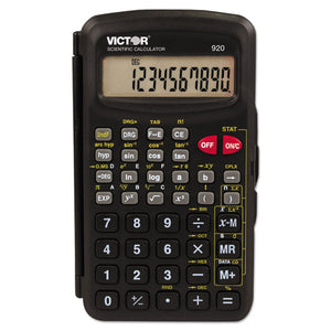 ESVCT920 - 920 Compact Scientific Calculator With Hinged Case,10-Digit, Lcd