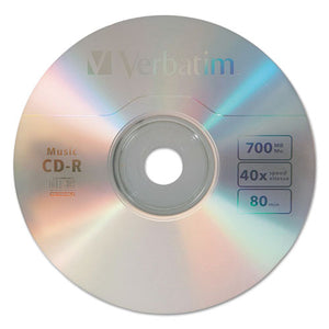 ESVER96155 - Cd-R Music Recordable Disc, 700mb, 40x, 25-pk