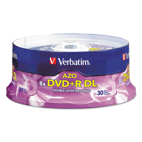 ESVER96542 - Dual-Layer Dvd+r Discs, 8.5gb, 8x, Spindle, 30-pk, Silver