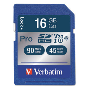ESVER98046 - 16GB PRO 600X SDHC MEMORY CARD, UHS-I V30 U3 CLASS 10