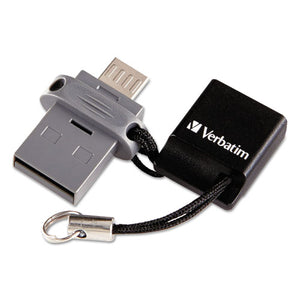 ESVER99138 - Store 'n' Go Dual Usb Flash Drive For Otg Devices, 16 Gb, Black